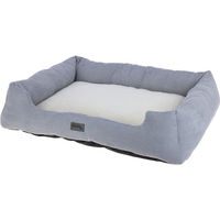 Produktbild von Kerbl Pet Kuschelbett Zoe Hundebett und Katzenbett aus Cord 90 x 69 x 21 cm