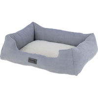 Produktbild von Kerbl Pet Kuschelbett Zoe Hundebett und Katzenkissen aus Cord 61 x 48 x 18 cm