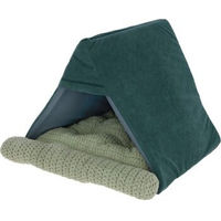 Produktbild von Kerbl Pet Kuschelhöhle Anne Katzenhöhle aus Plüsch in Grün