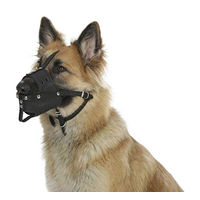 Produktbild von Kerbl Pet Leder Maulkorb für Hunde Schwarz Größe M