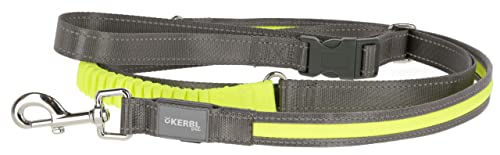 Produktbild von Kerbl Pet Light & Reflex Jogging- und Führleine 25mm x 250cm Gelb - 250 cm