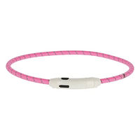 Produktbild von Kerbl Pet Maxi Safe LED-Halsband für Hunde aus Nylon in Pink 65 cm