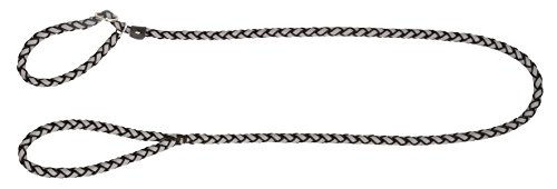 Kerbl Pet Maxi Safe Schlupfleine für Hunde aus Nylon in Schwarz mit integriertem Halsband 170 cm x 12 mm stark reflektierend - 170 cm – Bild 1 von 3