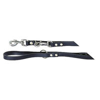 Produktbild von Kerbl Pet Mexica Leder Führleine Schwarz 18 mm 200 cm - 200 cm