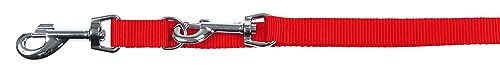 Kerbl Pet Miami Hundeführleine aus Nylon in Rot, wasserabweisend, 200 cm - 200 cm – Bild 1 von 2