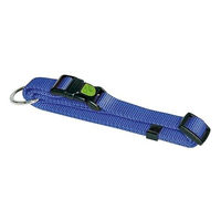 Produktbild von Kerbl Pet Miami Hundehalsband aus Nylon in Blau, wasserabweisend, 20 mm Breite, verstellbar 40-55 cm