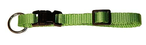Kerbl Pet Miami Hundehalsband aus Nylon in Grün, wasserabweisend, 25mm, verstellbar 45-65cm - 1 Stk. – Bild 1 von 4