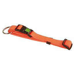 Produktbild von Kerbl Pet Miami Hundehalsband aus Nylon in Orange, wasserabweisend, 25mm, verstellbar 45-65cm - 1 Stk.