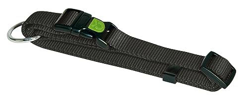 Kerbl Pet Miami Hundehalsband aus Nylon wasserabweisend Blau oder Schwarz – Bild 1 von 3