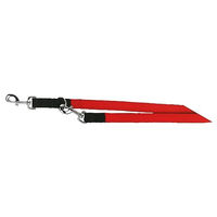 Produktbild von Kerbl Pet Miami Plus Führleine für Hunde aus Nylon schwarz-rot wasserabweisend 200cm - 200 cm