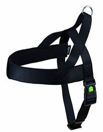 Kerbl Pet Miami Plus Hundegeschirr aus Nylon wasserabweisend Schwarz 70-90cm - 1 Stk. – Bild 1 von 4