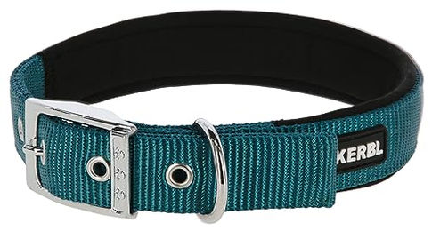 Kerbl Pet Miami Plus Hundehalsband aus Nylon in Türkis Blau wasserabweisend 45-53 cm – Bild 1 von 3