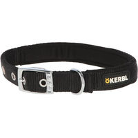 Produktbild von Kerbl Pet Miami Plus Hundehalsband aus Nylon mit Softeinlage wasserabweisend schwarz 38-46 cm