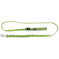 Produktbild von Kerbl Pet Multi-Führleine Miami Hundeleine aus Nylon in Grün, 180cm, wasserabweisend und stufenlos verstellbar - 180 cm