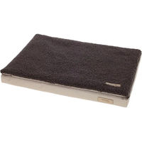 Produktbild von Kerbl Pet Multifunktionsmatratze Hundematte mit Memory Foam für alle Altersstufen in Beige Braun Grau