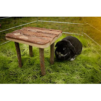 Produktbild von Kerbl Pet Nager Unterschlupf Häuschen aus Naturholz Braun 30x22x25cm