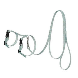 Kerbl Pet Nagergeschirr mit 120cm Leine in Blau Türkis Größe L - 120 cm – Bild 1 von 2