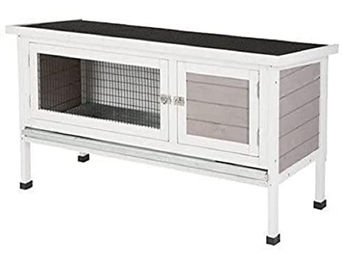 Kerbl Pet Nagerhaus Freddy Kleintierstall aus Holz für Kaninchen und Meerschweinchen 116x45x62cm – Bild 1 von 7
