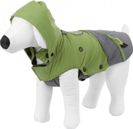 Kerbl Pet Outdoor Hundemantel Vancouver Fleece wasserabweisend grün grau Größe L - 1 Stk. – Bild 1 von 6