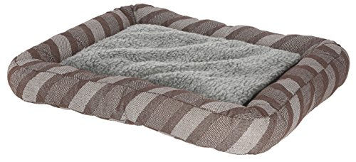 Kerbl Pet Pablo Liegebett aus Plüsch grau 120 x 80 cm selbstwärmend – Bild 1 von 4