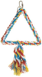 Kerbl Pet Papageienspielzeug aus Baumwolle bunt 30 cm für Wellensittiche und Papageien - 30 cm – Bild 1 von 2
