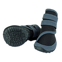 Produktbild von Kerbl Pet Pfotenschutz Active Hundeschuhe aus Gummi Größe S Schwarz Grau