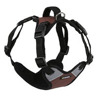 Produktbild von Kerbl Pet Pulsive Hundegeschirr für erwachsene Hunde aus Polyester in Braun 50/60 cm