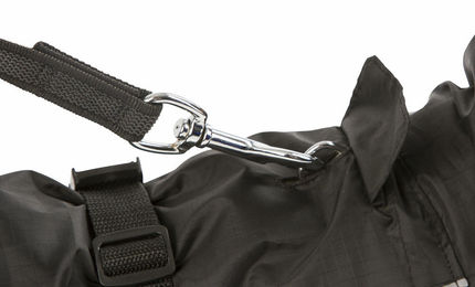 Kerbl Pet Regenmantel Forks für Hunde Schwarz Größe S wasserabweisend aus Polyester – Bild 1 von 8