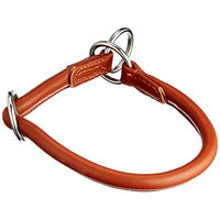 Produktbild von Kerbl Pet Roma Rundleder-Halsband aus Leder in Cognac Braun 45cm - 45 cm
