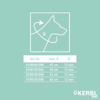 Produktbild von Kerbl Pet Rundleder-Halsband Roma aus Leder in Braun 55cm
