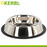 Produktbild von Kerbl Pet Rutschfester Futternapf aus Edelstahl für Hunde und Katzen 900 ml - 900 ml