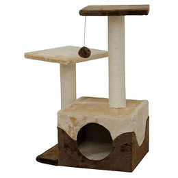 Kerbl Pet Saphir Kratzbaum für Katzen aus Sisal in Braun und Beige 70 cm – Bild 1 von 6