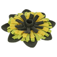 Produktbild von Kerbl Pet Schnüffelteppich Sunflower Intelligenzspielzeug aus Polyester gelb grün bunt Ø 40cm