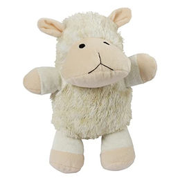 Produktbild von Kerbl Pet Shaggy Schaf Quietschspielzeug aus Chenille Beige 24 cm
