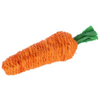 Produktbild von Kerbl Pet Sisal-Karotte Knabberspielzeug für Nager Orange 18 x 5 x 5 cm