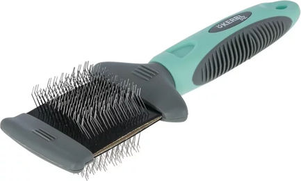 Kerbl Pet Softzupfbürste doppelt mit flexiblem Kopf 19x7 cm – Bild 1 von 1