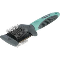 Produktbild von Kerbl Pet Softzupfbürste doppelt mit flexiblem Kopf 19x7 cm