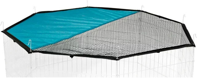 Kerbl Pet Sonnenschutz Abdecknetz für Freilandgehege Kaninchen und Meerschweinchen Ø 143 cm – Bild 1 von 3