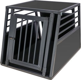 Kerbl Pet Transportbox Vacation aus Aluminium in Grau B 65 x T 92 x H 65,5 cm – Bild 1 von 7