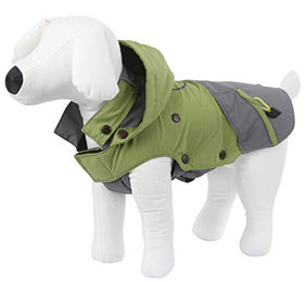 Kerbl Pet Vancouver Hundemantel für erwachsene Hunde wasserabweisend Grün Grau XS - 30 cm – Bild 1 von 11