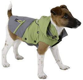 Kerbl Pet Vancouver Hundemantel für erwachsene Hunde wasserabweisend mit Fleece Futter Grün Grau XL - 1 Stk. – Bild 1 von 7