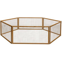 Produktbild von Kerbl Pet Vario Freigehege aus Holz für Kaninchen und Meerschweinchen Braun 120 x 120 x 59 cm wasserabweisend