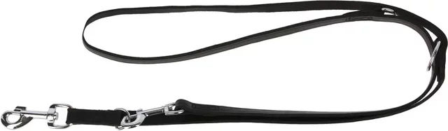 Kerbl Pet Vegas Doppelleine aus Leder für zwei Hunde Schwarz 30cm - 30 cm – Bild 1 von 2