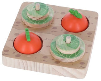 Kerbl Pet Veggie Denk- und Lernspielzeug aus Holz für Kaninchen und Nager – Bild 1 von 5