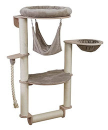 Kerbl Pet Wandkratzbaum Dolomit Grappa Pro Katzenkratzbaum aus Naturholz in Taupe 138 cm – Bild 1 von 3