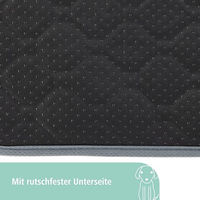 Produktbild von Kerbl Pet Waschbare Urinunterlage für Hunde und Katzen, Grau, 115x75 cm