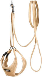 Kerbl Pet Welpengeschirr mit Leine aus Nylon, Beige, 30-50 cm - 1 Stk. – Bild 1 von 4