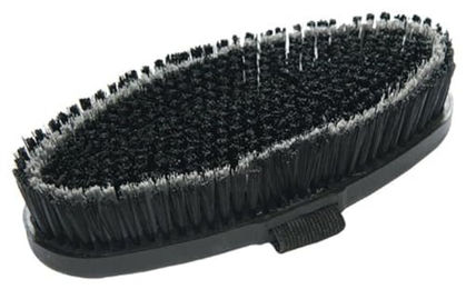 Produktbild von Kerbl Pferdekardätsche Brush & Co Bürste Schwarz/Grau