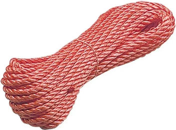 Produktbild von Kerbl Polypropylen-Seil aus Kunststoff in Orange und Rot