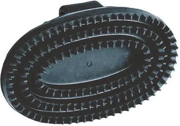 Produktbild von Kerbl Pony Striegel Étrille aus Edelstahl Schwarz